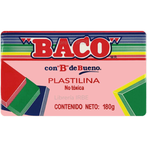 Paquete C/10 Plastilina Baco Barra Rosa