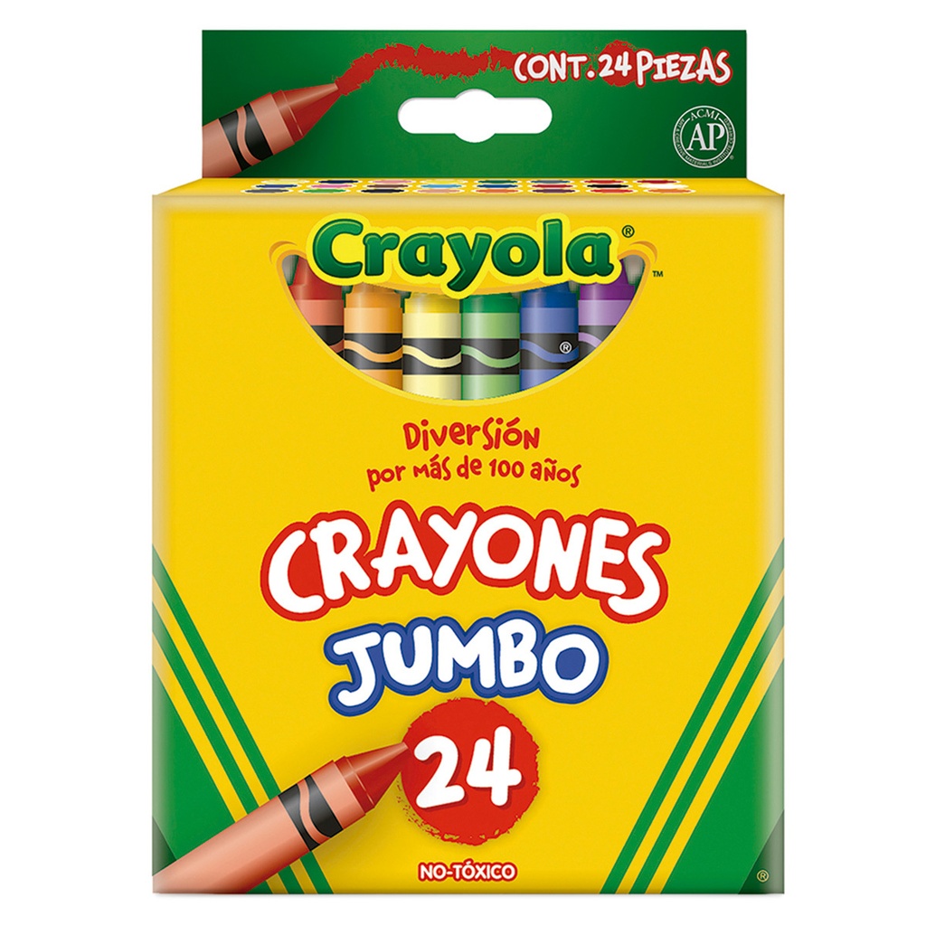 Crayones Crayola Jumbo Caja 520324 (E.6)(C.72)