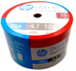 50 Dvd-r imprimible Hp 16X 4.7Gb