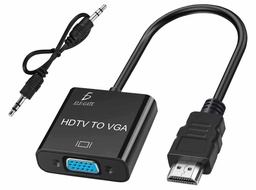 [WI.61] Convertidor HDMI a VGA WI.61 Elegate con Audio