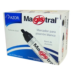 [PAQ12-0025NE] Marcador Pintarron Magistral Metalico Negro E:12 (copia)