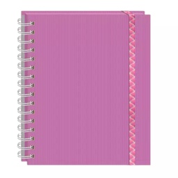 [PAQ2-BOKRY] Paquete C/2 Cuaderno Espiral Book Printaform Arcoiris Raya 100H