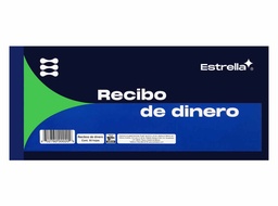 [PAQ5-0020] Paquete C/5 Block Estrella Recibo De Dinero 50 Hojas