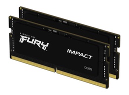 [KF556S40IBK2-32] Kit 2 Memoria RAM 32GB Kingston Fury Impact DDR5 5600MT/s On-Die ECC CL40 XMP SO-DIMM