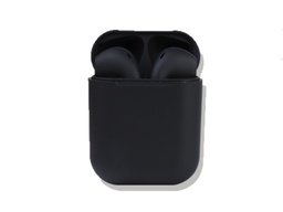 [i12-BK] Audífono i12 / i66/ MI18/ Macaron Negro Bluetooth 5.0 Inalámbricos i12SN (C.100)