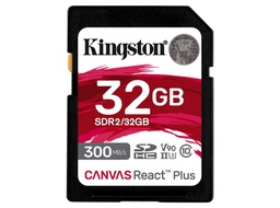 [SDR2/32GB] Memoria SD 32Gb SDHC Kingston Canvas 300R/260W U3 V90