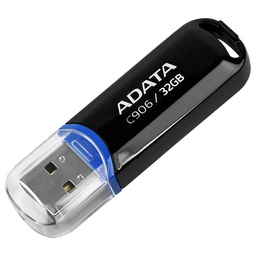[AC906-32G-RBK] USB 32GB ADATA C906 NEGRO 2.0 B(10) C(200)