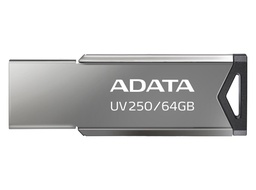 [AUV250-64G-RBK] USB 64 GB UV250 PLATA METALICA 2.0