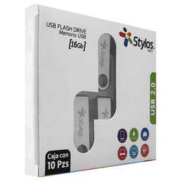 [STUSB1016] KIT 10 USB 16GB STYLOS STUSB1016