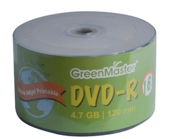[DVDGMI-50] 50 Dvd-r imprimible Green Master 4.7GB C/50