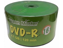[DVDGML50] 50 Dvd-r Logo Green Master 4.7GB 16X 50 PIEZAS